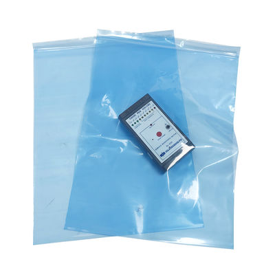 0.75mm*300*400mm Sacos de proteção antiestática azul ESD Zip Lock Bag para sala limpa