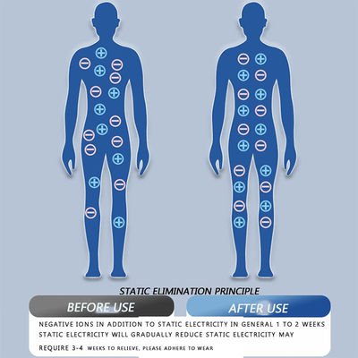Pulseira anti-estática ajustável Melhorar o sono Silício Static Strap Balance Energy Waterproof Anti-estática Pulseira Anti-estática Pulseira