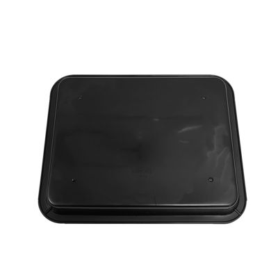 217x174x26mm Preto ESD Antistático Placas Quadradas Taças Circuito Eletrônico