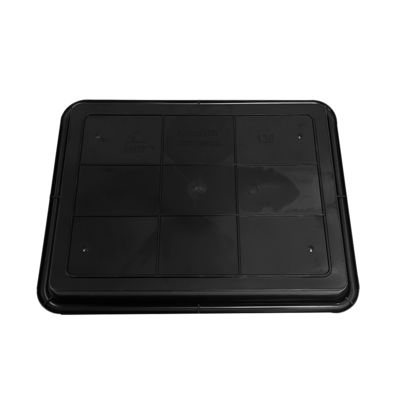 338x255x30mm bandeja quadrada antiestática preta de plástico retangular bandeja rasa ESD plataforma giratória de círculo eletrônico