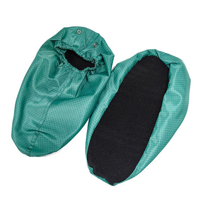 Sala limpa Verde PVC sola macia ESD Oficina Fábrica Antistática Antiderrapante Cobertura de Calçado