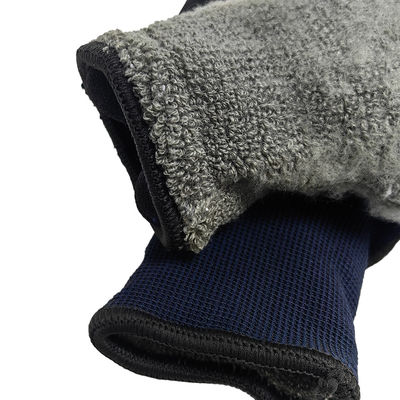 Negro Azul Desportos de Inverno ao Ar Livre Trabalho Lataxe Impregnado com espuma luva quente caxemira