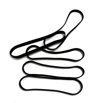 104 X 4 X 1,5 mm Banda de silicone condutora antistática ESD preta para componentes eletrônicos