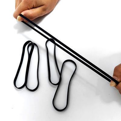 104 X 4 X 1,5 mm Banda de silicone condutora antistática ESD preta para componentes eletrônicos