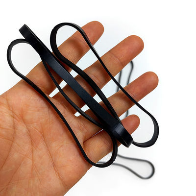 104 X 4 X 1,5 mm Banda de silicone condutora antistática ESD preta para componentes eletrônicos