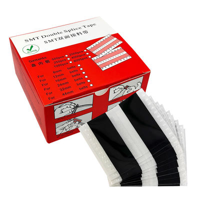 Faixa de transporte adesiva preta de 12 mm SMT Splice Esd