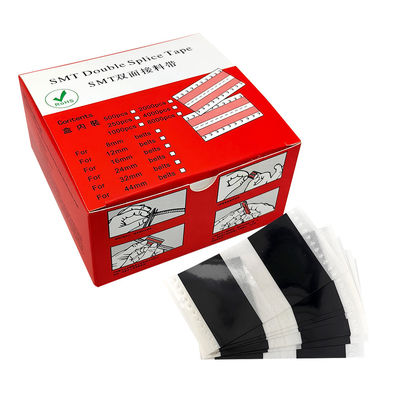Faixa de transporte adesiva preta de 12 mm SMT Splice Esd