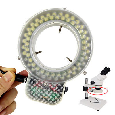 64T Fonte de luz de microscópio Lâmpada de microscópio de anel LED