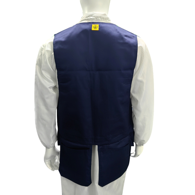 Colete de Trabalho Anti-Estático de Denim Azul para Kit de Ferramentas para Eletricista