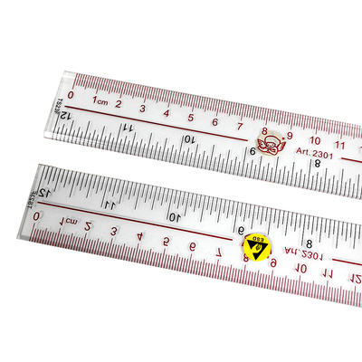 30cm de plástico Transparente ESD Linear Antistático Linear