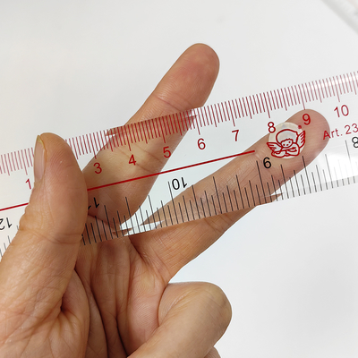 30cm de plástico Transparente ESD Linear Antistático Linear
