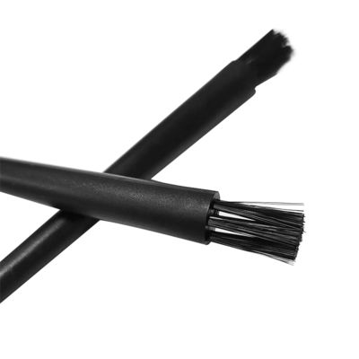 Escova Anti-Estática ESD Pequena Fibra de Carbono Limpeza Industrial Escova Anti-Estática