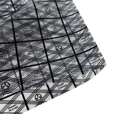 Anti Static Motherboard Graphics Card Bag Grid Static Flat Mouth PE Bag