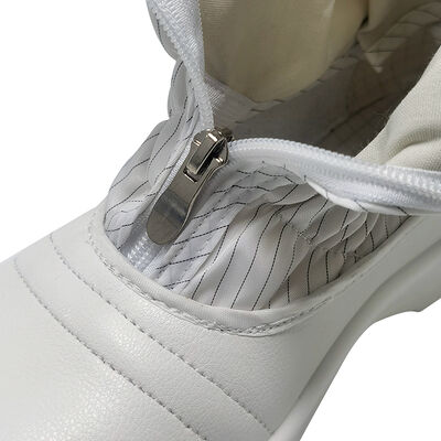 Botas de segurança antiestáticas ESD com biqueira de aço branco para vestuário de trabalho industrial