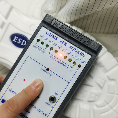 Botas de segurança antiestáticas ESD com biqueira de aço branco para vestuário de trabalho industrial