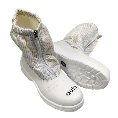 Botas Curtas Compostas de Esponja Anti-estática ESD Brancas