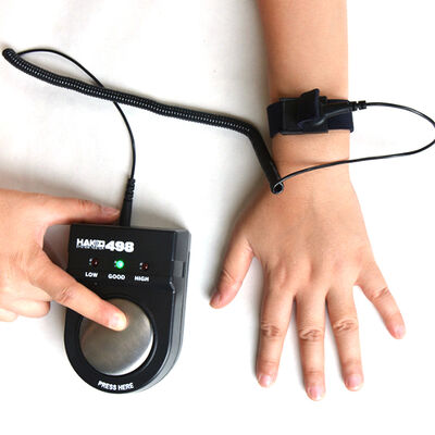498 Testador de Pulseira Anti-Estática de Alta Precisão Portátil
