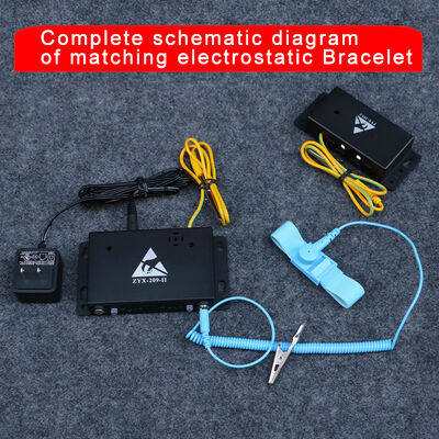 Estação Antistática Dupla 209-2 ESD Tester de Pulseira Monitora Online