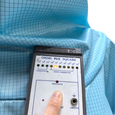 Macacão ESD Antiestático de Corpo Inteiro com Capuz e Máscara Azul