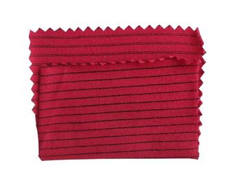 Tela estática de confecção de malhas do algodão do ESD anti para o vermelho azul do preto da camisa de Polo Shirt T