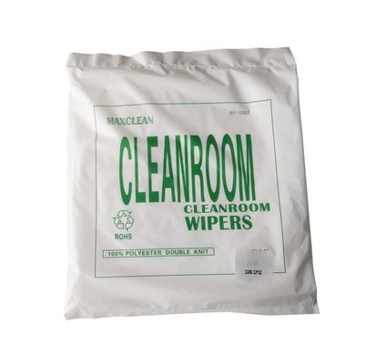 6"” limpador da sala de limpeza da malha dobro do poliéster de 140GSM X6
