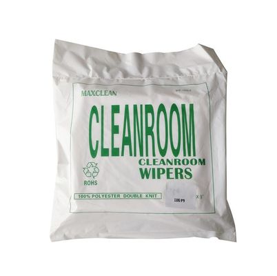 6"” limpador da sala de limpeza da malha dobro do poliéster de 140GSM X6
