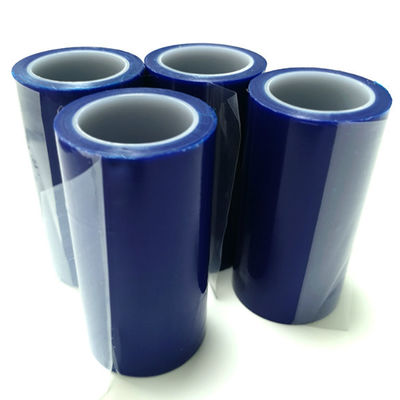 Rolo pegajoso do fiapo do PE descartável azul branco da sala de limpeza 18m