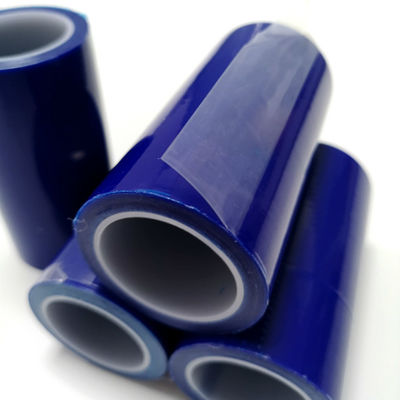 Rolo pegajoso do fiapo do PE descartável azul branco da sala de limpeza 18m