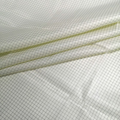 Tela 115GSM do poliéster da sala de limpeza da grade da estática 5mm do ESD anti