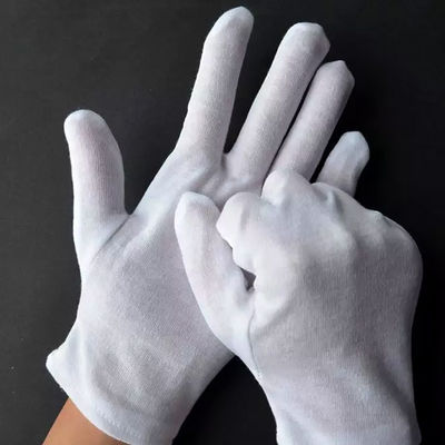 Absorção suada luvas do algodão de 100 por cento