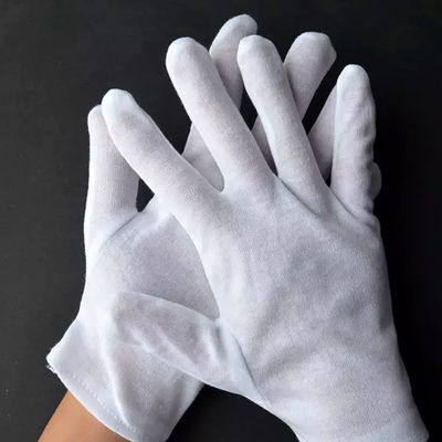 Absorção suada luvas do algodão de 100 por cento