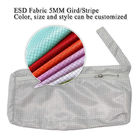 saco antiestático da ferramenta do ESD da grade de 5mm para a sala de limpeza