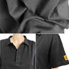 Unisex antiestático da roupa segura de Polo Shirt ESD do algodão para o laboratório da sala de limpeza