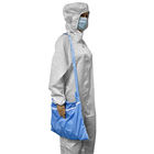 Saco estático do ESD da tela azul da tira da sala de limpeza 5mm anti livre de poeira