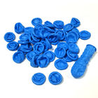 Berços descartáveis azuis S antiestático M L XL do dedo do nitrilo da sala de limpeza