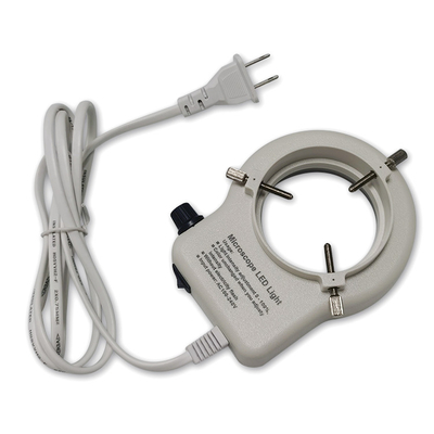 Luz de anel de microscópio LED ESD branco para microscópio estéreo