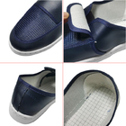 Sapatos de segurança antiestáticos de PVC azul respirável ESD reutilizáveis ​​laváveis