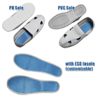 Sapatos de segurança antiestáticos com sola de PU industrial proteção antiestática