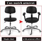 Cadeiras seguras antiestática ESD ajustáveis ​​360 graus giratórias com braço de elevação