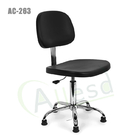 Cadeira antiestática ESD giratória 360° PU para laboratório ergonômico sala limpa