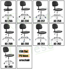 Cadeira antiestática ESD giratória 360° PU para laboratório ergonômico sala limpa
