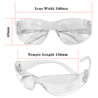 Os vidros de segurança plásticos transparentes do ESD impactam - a proteção ocular resistente