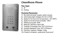 Telefone Handsfree 304 de aço inoxidável dos materiais de consumo da sala de limpeza