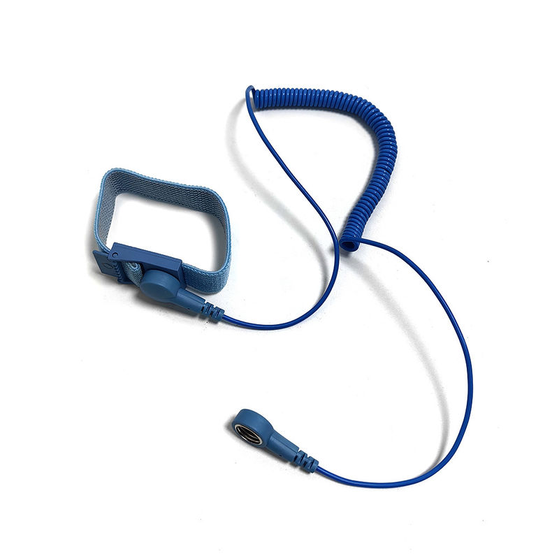 1.8M ESD Antistático PVC Double Headed Buckle Wrist Strap para uso em oficinas de área antistática