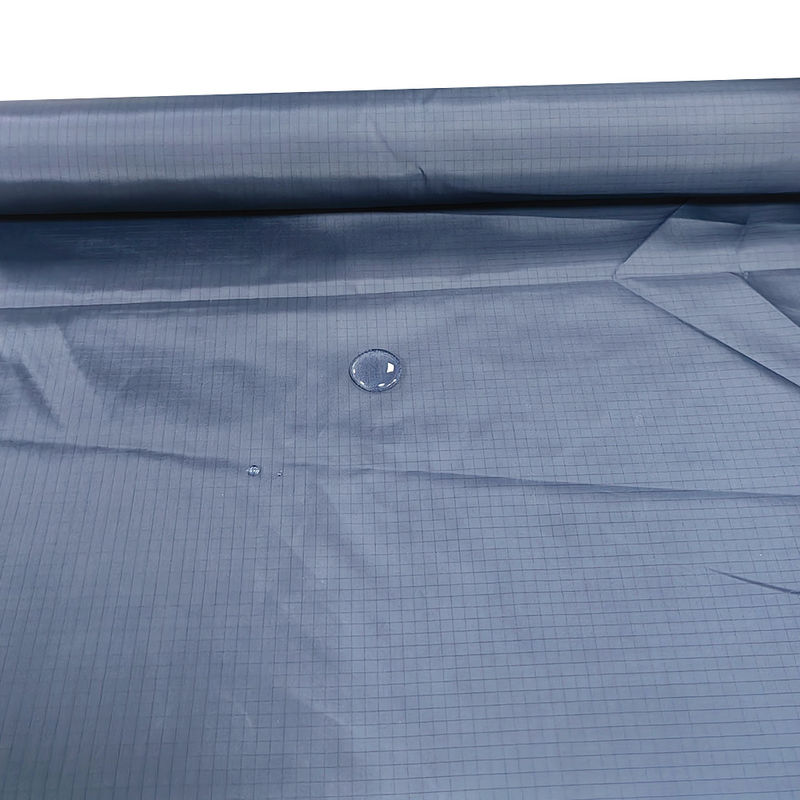 CLEANROOM ESD Antistático 98% Poliéster + 2% Filamento Condutor Tecido Impermeável para Roupas ESD
