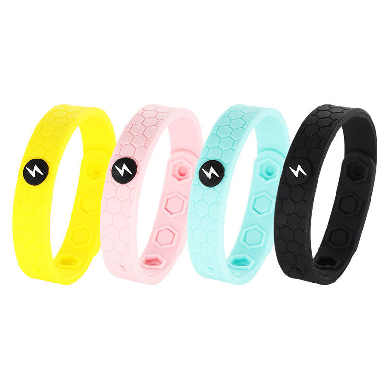 Pulseira anti-estática ajustável Melhorar o sono Silício Static Strap Balance Energy Waterproof Anti-estática Pulseira Anti-estática Pulseira