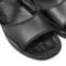Sandálias pretas antiestáticas do couro do plutônio do ESD da sala de limpeza