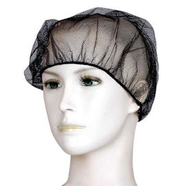 Materiais de consumo de nylon Mesh Cap Hair Net Cap descartável da sala de limpeza de 100% para o serviço de alimentação