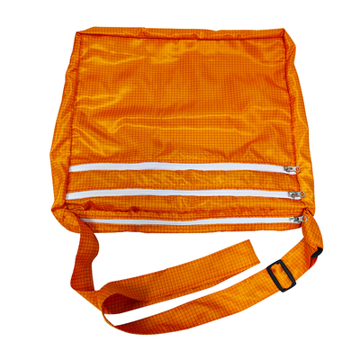 Orange ESD Antiestático Saco de Espalheira de Sala Limpa Com 3 Zippers