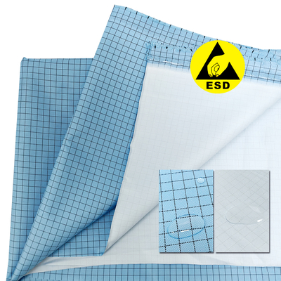 Tecido Oxford 300D Anti-estático + PU Retardante de Chama + Impermeável